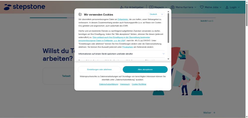 Khám phá cơ hội việc làm thêm tại Đức qua các trang web uy tín như Stepstone