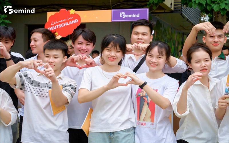 Tại Gemind có các khóa học tiếng Đức dành cho những học viên có ý định du học Đức