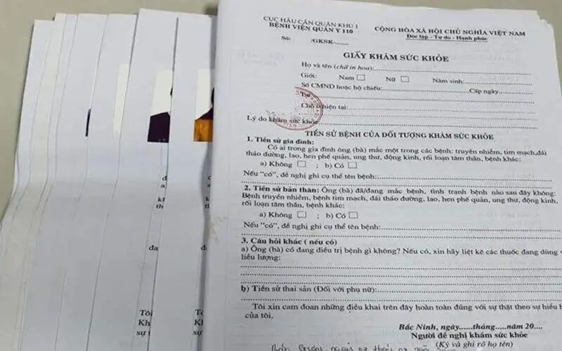 Giấy chứng nhận sức khỏe là một phần bắt buộc trong hồ sơ xin visa du học Đức