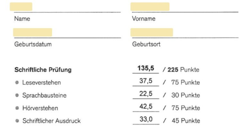 Tra cứu kết quả TELC mọi lúc mọi nơi